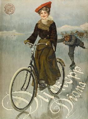 Poster advertising Duerkopp bicycles