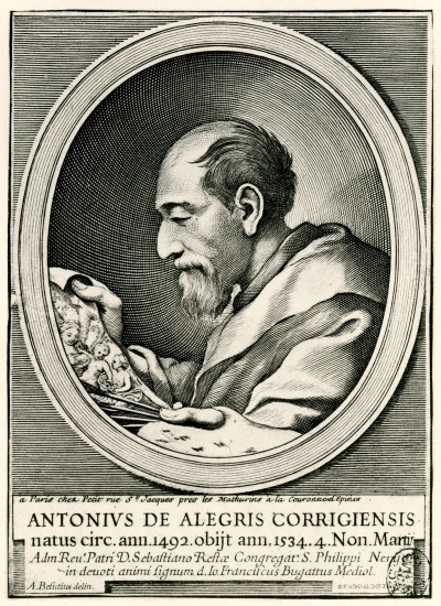Antonio Allegri da Correggio from German School, (19th century)