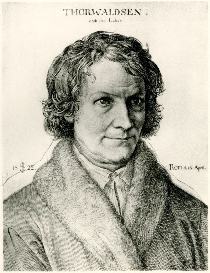 Bertel Thorwaldsen from German School, (19th century)