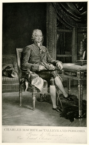 Charles Maurice Herzog von Talleyrand-Périgord from German School, (19th century)