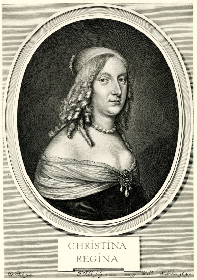 Christine Königin von Schweden from German School, (19th century)