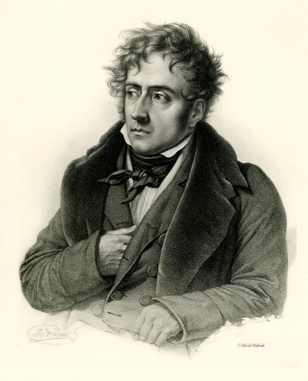 François René Vicomte de Châteaubriand from German School, (19th century)