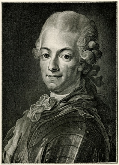 Gustav III. from German School, (19th century)