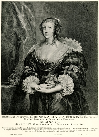 Henrietta Maria from German School, (19th century)