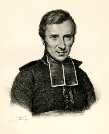 Hugues Félicité Robert de Lamennais from German School, (19th century)