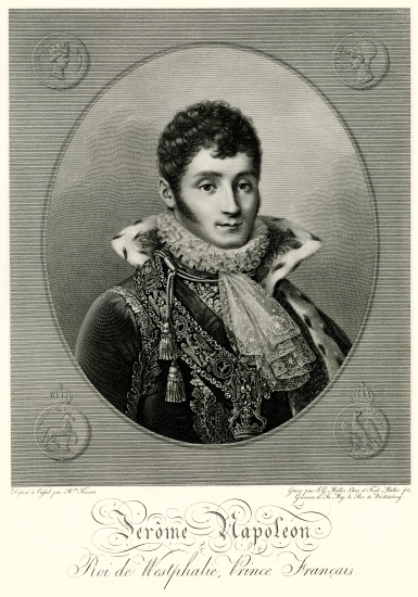 Jérome Bonaparte from German School, (19th century)