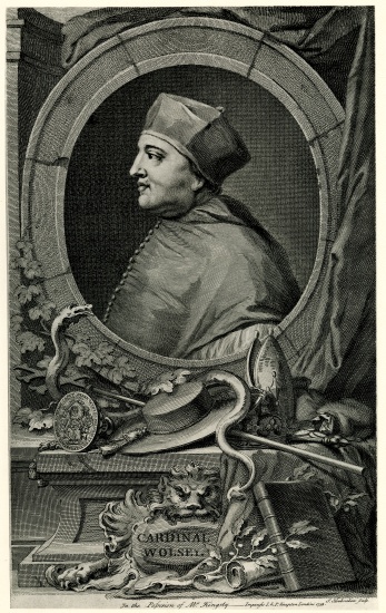 Kardinal Thomas Wolsey from German School, (19th century)