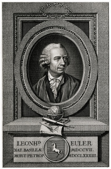 Leonhard Euler from German School, (19th century)