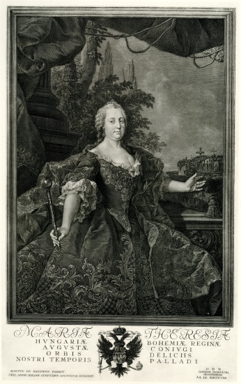 Maria Theresia from German School, (19th century)