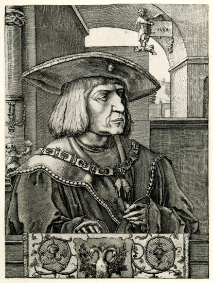 Maximilian I. from German School, (19th century)