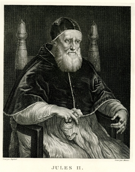Papst Julius II. from German School, (19th century)