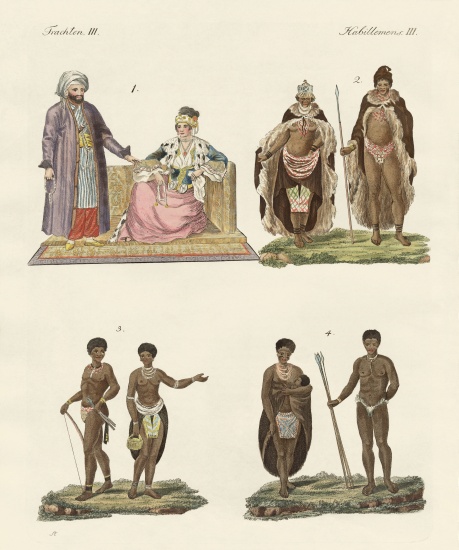 People from Africa from German School, (19th century)