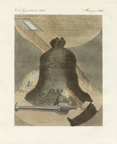 The great bell of Moscow from German School, (19th century)
