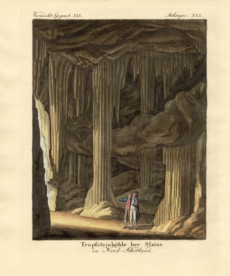 The limestone caves from German School, (19th century)