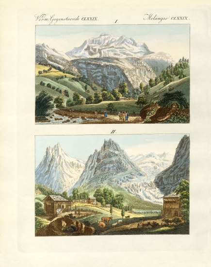 Views of Switzerland from German School, (19th century)