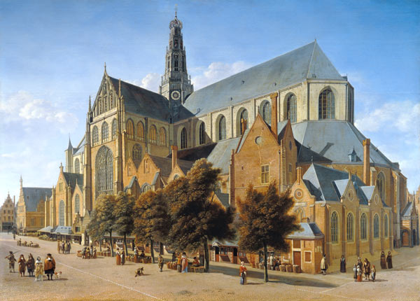 Church of St. Bavo in Haarlem from Gerrit Adriaensz Berckheyde