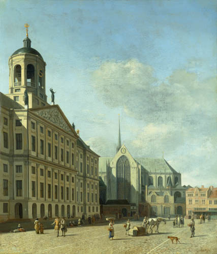 Das Stadthaus in Amsterdam. from Gerrit Adriaensz Berckheyde