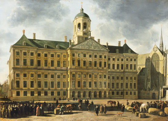 Das Rathaus von Amsterdam. from Gerrit Adriaensz Berckheyde