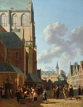The Grote Markt, Haarlem, looking west