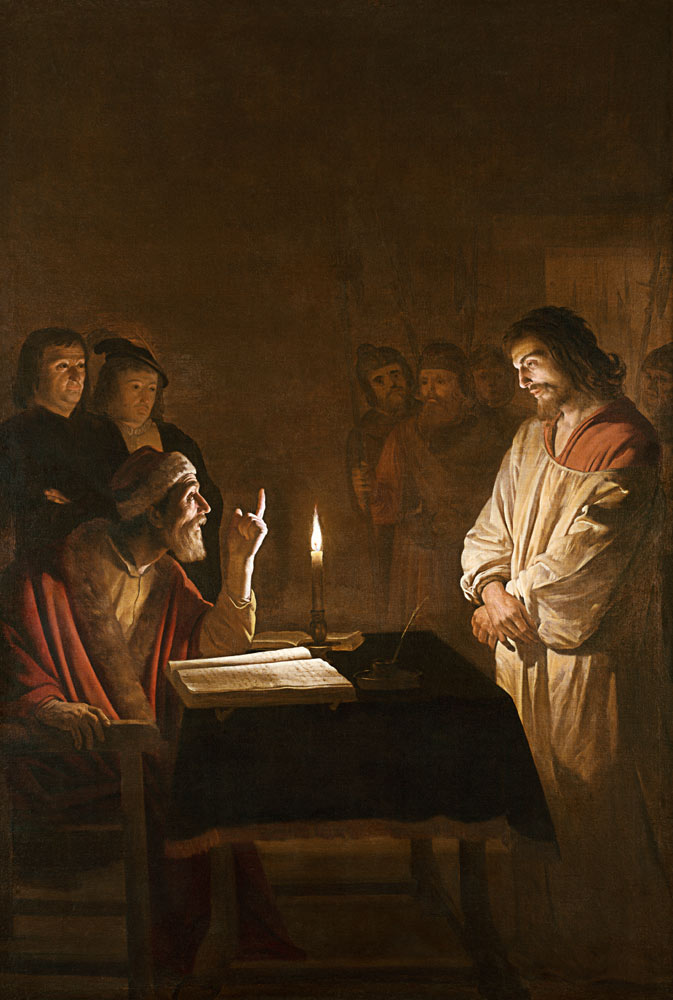Christ before the High Priest from Gerrit van Honthorst