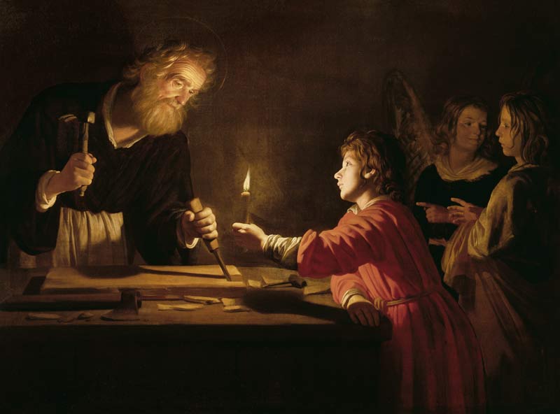 Die Kindheit Jesu. from Gerrit van Honthorst