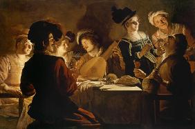 Supper with the Minstrel and his Lute