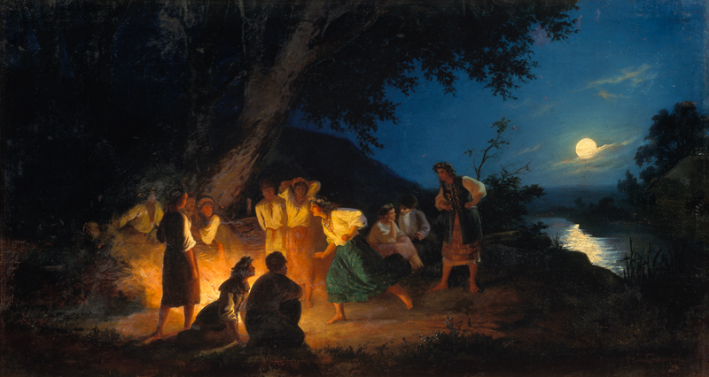 Die Iwan-Kupala-Nacht. from G.I. Semiradski