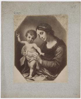 Firenze: Palazzo Pitti, Madonna detta delle Stoffe di Carlo Dolci, No. 2970