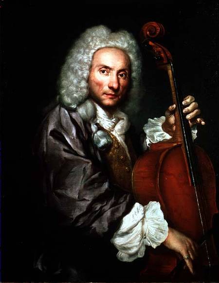 Cello player from Giacomo Ceruti