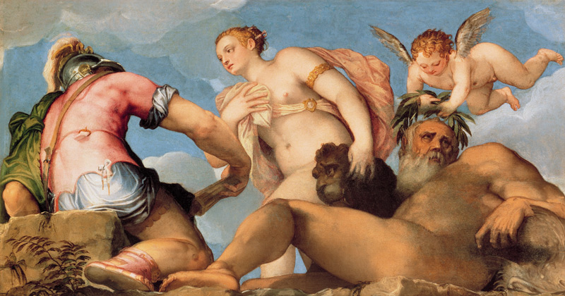 G.Zelotti, Mars, Venus und Neptun from Giambattista Zelotti