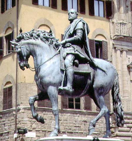 Equestrian Statue of Cosimo I, Grand Duke of Tuscany (1541-87) from Giambologna