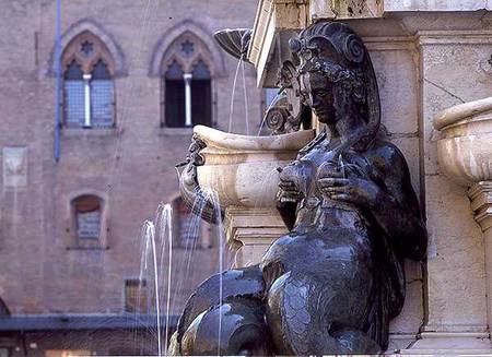 Fountain of Neptune, or Fountain of the Giant from Giambologna and Tommaso Laureti