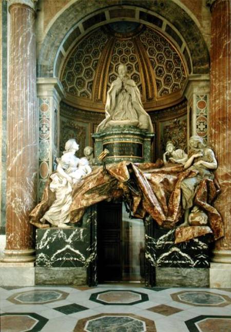 Monument to Alexander VII (1599-1677)in the north transept from Gianlorenzo Bernini