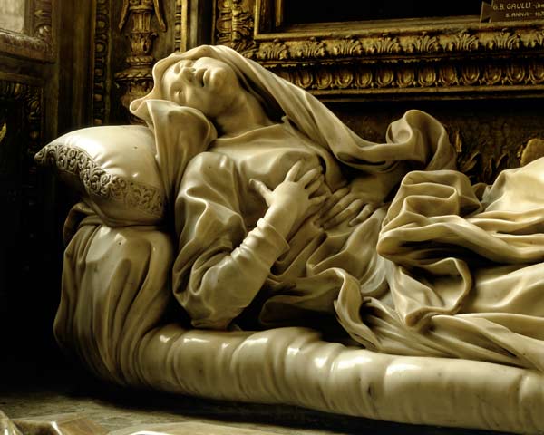 Death of the Blessed Ludovica Albertoni, from the Altieri Chapel from Gianlorenzo Bernini