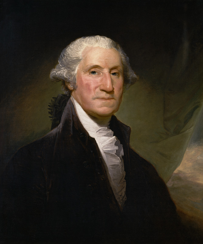 Bildnis George Washington from Gilbert Stuart