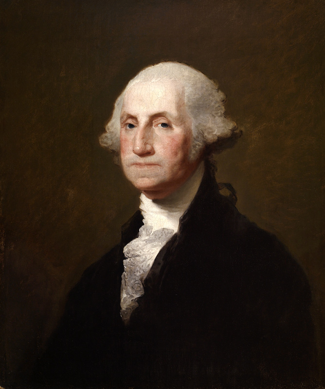 Portrait of George Washington from Gilbert Stuart