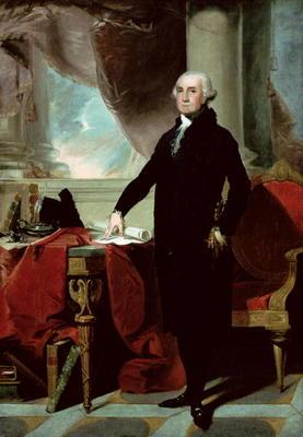 George Washington (1732-99) (colour litho)