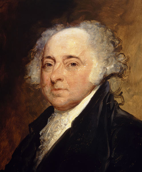 Portrait of John Adams (1735-1826) Second President of the United States of America (1797-1801) from Gilbert Stuart