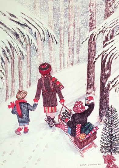 A Ride on the Sledge  from  Gillian  Lawson
