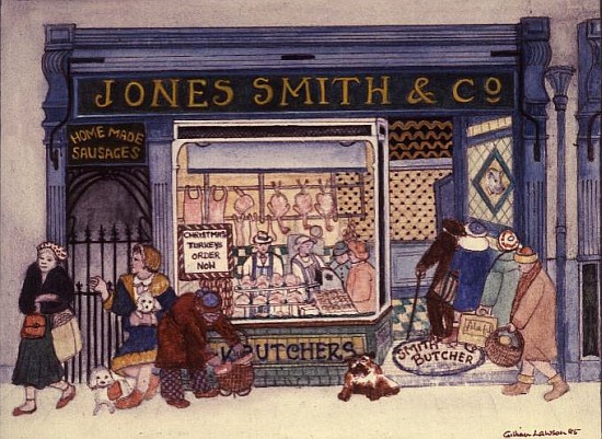 Jones Smith & Co., Butcher''s Shop  from  Gillian  Lawson