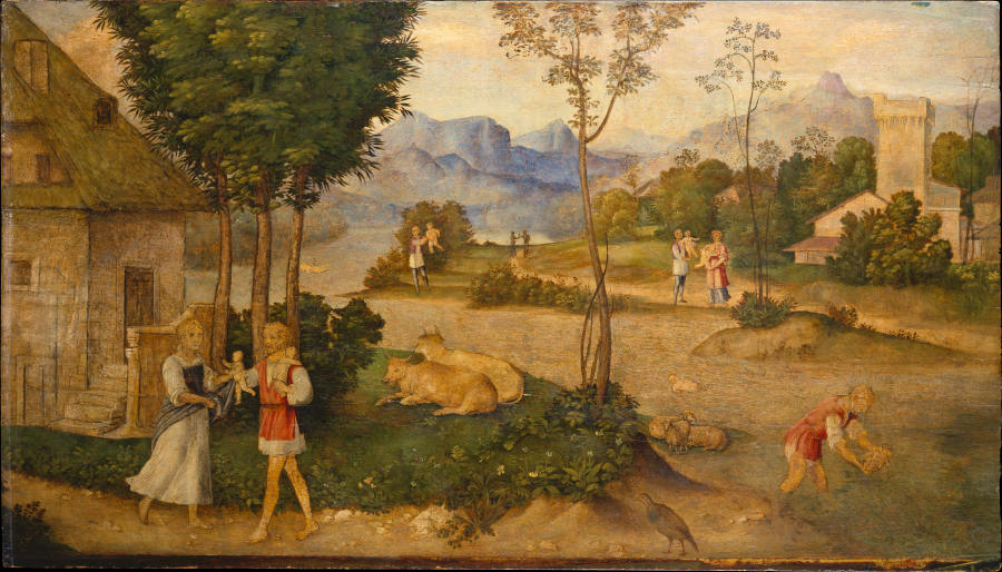 Auffindung von Romulus und Remus from Giorgione