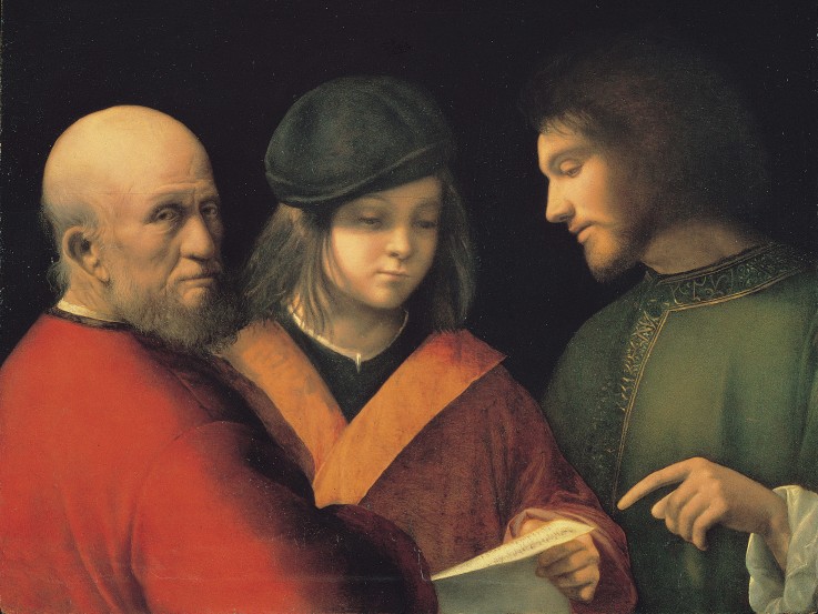 The Three Ages of Man (Reading a Song) from Giorgione