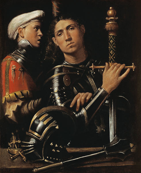 Warrior with Groom (Il Gattamelata) from Giorgione (eigentl. Giorgio Barbarelli oder da Castelfranco)