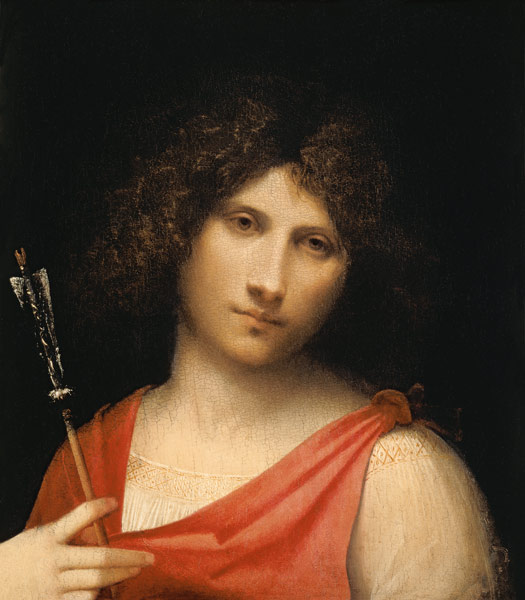 Youth holding an Arrow from Giorgione (eigentl. Giorgio Barbarelli oder da Castelfranco)