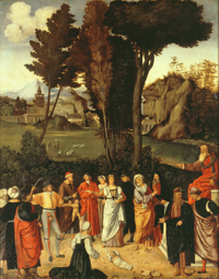 Das Urteil des Salomo. from Giorgione (eigentl. Giorgio Barbarelli oder da Castelfranco)