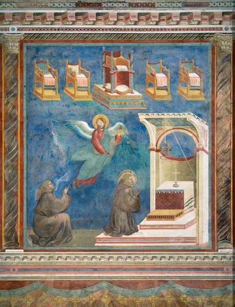 Die Vision der Throne from Giotto (di Bondone)