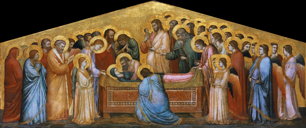 Der hl. Franziskus sagt sich von seinem Vater los from Giotto (di Bondone)