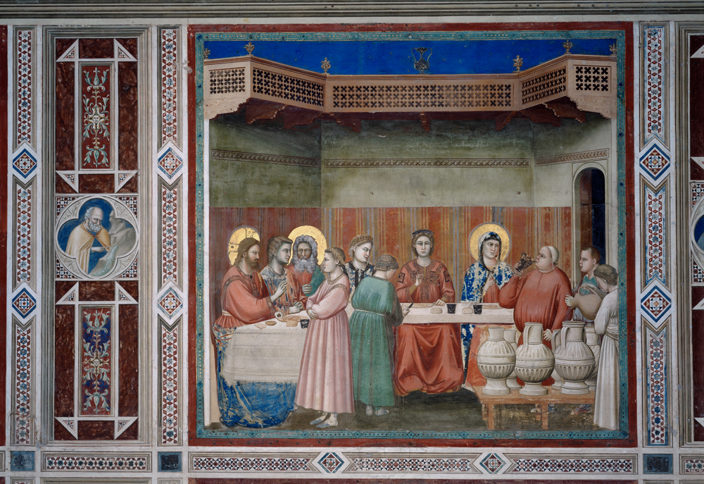 Die Hochzeit zu Kanaa from Giotto (di Bondone)