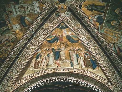 Die Allegorie der Armut from Giotto (di Bondone)