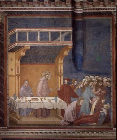 The Death of the Knight of Celano from Giotto (di Bondone)